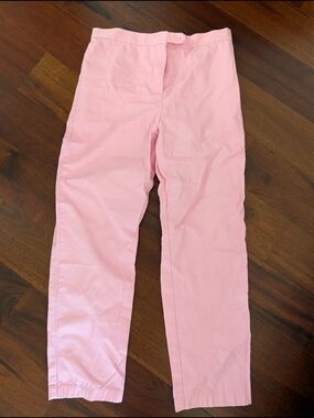 LOFT Pink Cotton Cropped Pants SZ6 NWOT